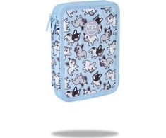 Cool Pack Forminis dviejų skyrių penalas su priedais CoolPack Jumper XL Cute Bulldogs