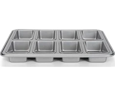 Patisse Duonos forma mini 34 x 28 cm sidabrinis plienas