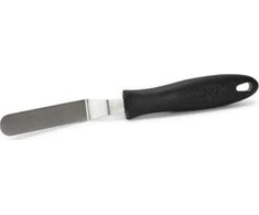 Patisse stiklo peilis išlenktas 11 cm sidabro-juodo nerūdijančio plieno