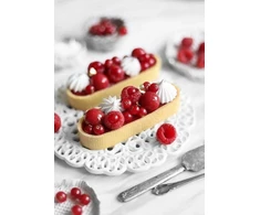 Patisse Perforowany owalny pierścień do wypieków 10cm -