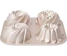PATISSE PREMIUM Aliuminio forma 4 mini pyragams
