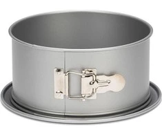 Aukšto ratlankio formos Patisse 18 x 9 cm plieno sidabro