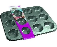 PATISSE Sidabrinis-TOP Forma na 12 muffinek