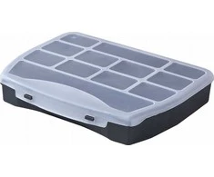 Dėžė Patrol Organizer Domino 25 iš PVC | juoda (25 x 20 x 4,4 cm)