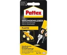 „Pattex Plastix“ antriniai klijai, dviejų komponentų klijai 4 ml / 2 g