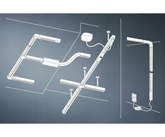 Paulmann bėgių prožektorius URail ARENA 15W DIM 850lm 2700K 230V baltas RAL9003 / metalas