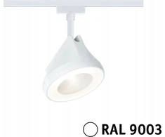 Paulmann bėgių prožektorius URail ARENA 15W DIM 850lm 2700K 230V baltas RAL9003 / metalas