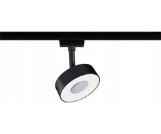 Paulmann bėgių prožektorius URail CIRCLE LED DIM 5W 180lm 4000K 230V matinis juodas/metalinis