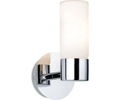 Paulmann Eleon sieninis šviestuvas Sieninis šviestuvas IP44 maks. 33W G9 chromas/satinas 230V metalas/stiklas