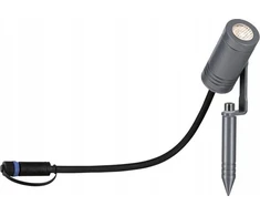 Paulmann Garden prožektorius Plug &amp; Shine RADIX LED 6W 600lm 3000K IP65 24V pilka / aliuminis
