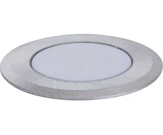 Paulmann HOUSE LED įleidžiamas šviestuvas 2W 60lm 3000K IP67 apvalus 230V šlifuotas geležis / nerūdijantis plienas