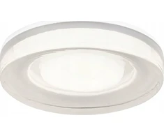 Paulmann Įleidžiamas šviestuvas LUENA GU10 maks. 35W IP65 230V baltas stiklas / metalas