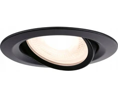 Paulmann Įleidžiamas šviestuvas NOVA LED PLUS DIM pakreiptas GU10 max.35W 93mm IP65 230V matinis juodas / aliuminis