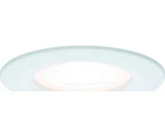 Paulmann Nova LED IP44 įmontuojamas šviestuvas 1x6.5W 2700K 230V GU10 51mm Matinis Baltas/Aliuminis