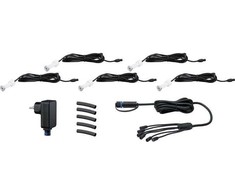 Paulmann Outdoor Plug and Shine MicroPen IP67 5x0.22W 3000K 24V Basic Set Plastic (PL93695) – Paulmann