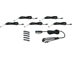 Paulmann Lauko Plug and Shine MicroPen IP67 5x0.22W 3000K 24V išplėtimo rinkinys Plastikas (PL93694) -