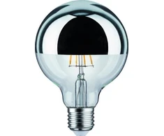 Paulmann LED šaltinis G95 veidrodis 7W 230V 680lm E27 2700K Sidabrinė pritemdoma