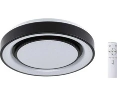 Lubinis šviestuvas Paulmann Panel Rainbow Dynamic 22W RGB Variable balta/juoda lubų lempa