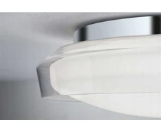 Paulmann lubų lempa Lubinis šviestuvas LUENA LED 11.5W 600lm Apvalus 250mm 3000K IP44 230V Stiklas Chromas / Metalas