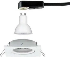 Paulmann 93471 Nova LED įleidžiamas prožektorius GU10 6,5 W matinis baltas