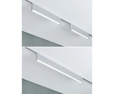 Paulmann URail CERIS LED 3 pakopų ryškumo reguliatorius 9.5W 850lm IP20 4000K 230V matinio chromo / aliuminio bėgelių šviestuvas