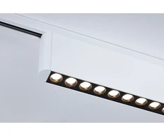 Paulmann URail ZELOS LED 3 pakopų ryškumo šviestuvas 10W 1050lm IP20 3000K 230V balta RAL 9003 / aliuminis