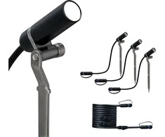 Sieninis šviestuvas Paulmann Plantini Plug &amp; Shine komplektas su smeige 3x2.5W (3000K)