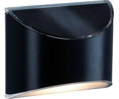 Paulmann Sieninis šviestuvas Lauko Saulės fasado apšvietimas IP44 3000K Metalas/Plastikas Pilka