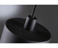 Paulmann pakabinamas šviestuvas KAME LED vonios pakabinamas šviestuvas 3-STEP DIM 9W 3000K 700lm IP44 230V juoda / metalinė