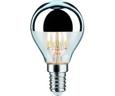 Paulmann LED šaltinis Nuleidžiamas veidrodis 4.8W 230V 400lm E14 2700K Sidabras, pritemdomas