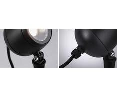 Paulmann prožektorius Plug &amp; Shine KIKOLO LED sodo prožektorius 7,2W 60 laipsnių. 460lm 3000K IP65 24V antracitas