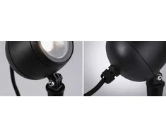 Paulmann prožektorius Plug &amp; Shine KIKOLO LED sodo prožektorius 7,2W 60 laipsnių. 460lm 3000K IP65 24V antracitas
