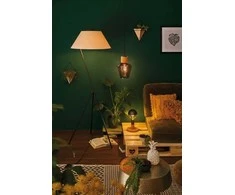 Paulmann Toršeras NARVE E27 toršeras maks. 1x60W 230V smėlio spalvos / juodas / audinys / metalas