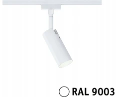 Paulmann Track prožektorius URail TUBO LED 3-STEP DIM 4W 150lm 3000K 230V baltas RAL9003 / metalas