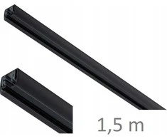 Paulmann URail šynų sistema 1,5m 230V matinė juoda / metalinė