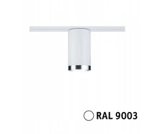 Paulmann URail TUBE DIM GU10 bėgelio prožektorius, max. 10W, 230V, baltas, RAL9003 / metalinis