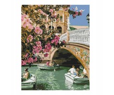 Paveikslas pagal skaičius BRUSHME, 40x50 cm, Venecija pavasarį, 1 vnt., dėžutėje