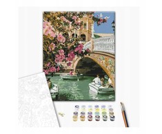 Paveikslas pagal skaičius BRUSHME, 40x50 cm, Venecija pavasarį, 1 vnt., dėžutėje