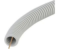 Pawbol kabelis Pawbol gofruotas vamzdis 6161A-25P PVC, šviesos tipas 320N su nuotolinio valdymo pulteliu 25 m baltas