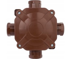 Pawbol Instaliacinė dėžutė A.0035BR PG16/5x4 mm2, IP67 ruda