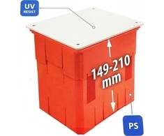 Pawbol Pawbol R.8147 dėžutė IP20 žaibo jungtims, oranžinė/pilka