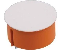 Bikuva.lt Instaliacinė dėžutė PO70 650C 73/46mm, oranžinė, su dangteliu