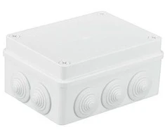 Pawbol S-BOX 306B Hermetiška dėžutė 150x110x70 10 IP55 riebokšliai balta S-BOX 306B