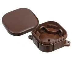 Pawbol A.0018BR Dėžė n/t hermetiška PH 92x92x44 spustelėkite tuščią IP54 rūda A.0018BR