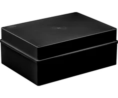 Pawbol Paviršinė hermetinė juoda dėžutė IP65 300 x 220 x 120 mm be įvadų S-Box 616C Pawbol