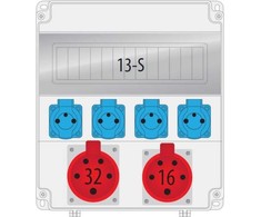 Pawbol Rozdzielnica R-BOX LUX 320R 1x16A/5p 1x32A/5p 4x250V 13S - (B.18.320-3)