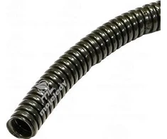 Gofruotas PVC vamzdis Pawbol 10mm (100m ritė) (juodas)