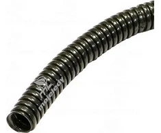 Gofruotas PVC vamzdis Pawbol 12mm (100m ritė) (juodas)