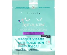 Inuwet Fruit Collection Vegan valomoji ir detoksikuojanti veido kaukė, skirta dienai ir nakčiai, 30 ml