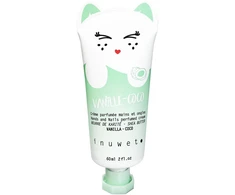 Inuwet Vanilla-Coco Vegan Hydrating &amp; maitininantis &amp; Softening Hand &amp; Nail Kreminis Vanilla, 60 ml